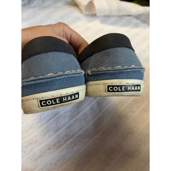Cole Haan Pinch Canvas Penny Loafers Blue Slip On Casual Shoes Mens 10.5M main image 8